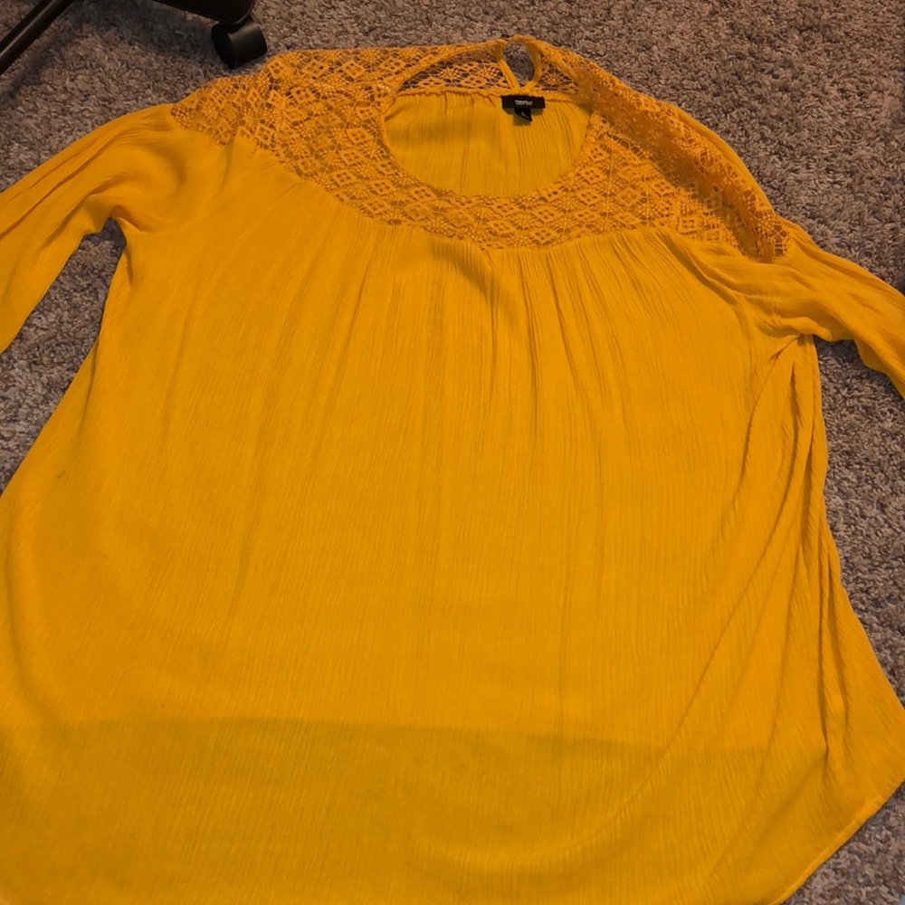 Yellow long shirt
